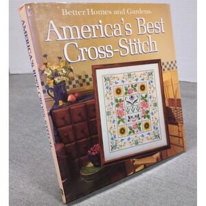 America's Best Cross Stitch 1988 VTG Better Homes & Gardens Hardcover VERY GOOD